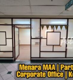 For RENT | Menara MAA | Partition Office | Centralised Air-Cond