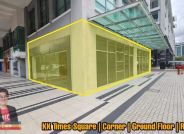 For RENT | KK Times Square | Corner | Ground floor | Riverson